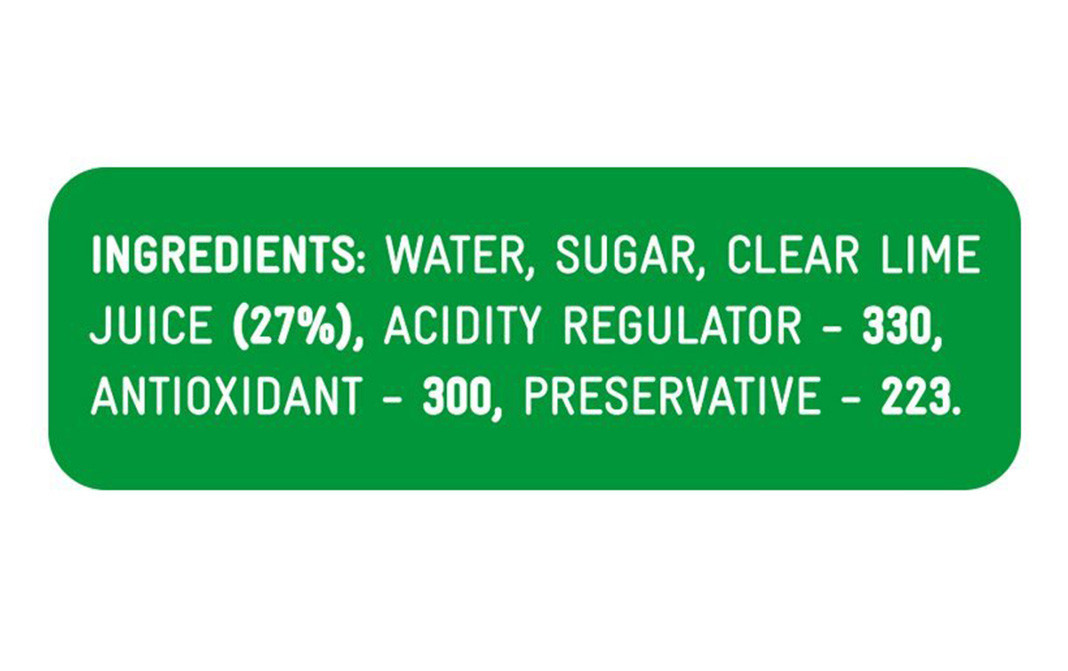 Kissan Lime Juice Cordial    Plastic Bottle  750 millilitre
